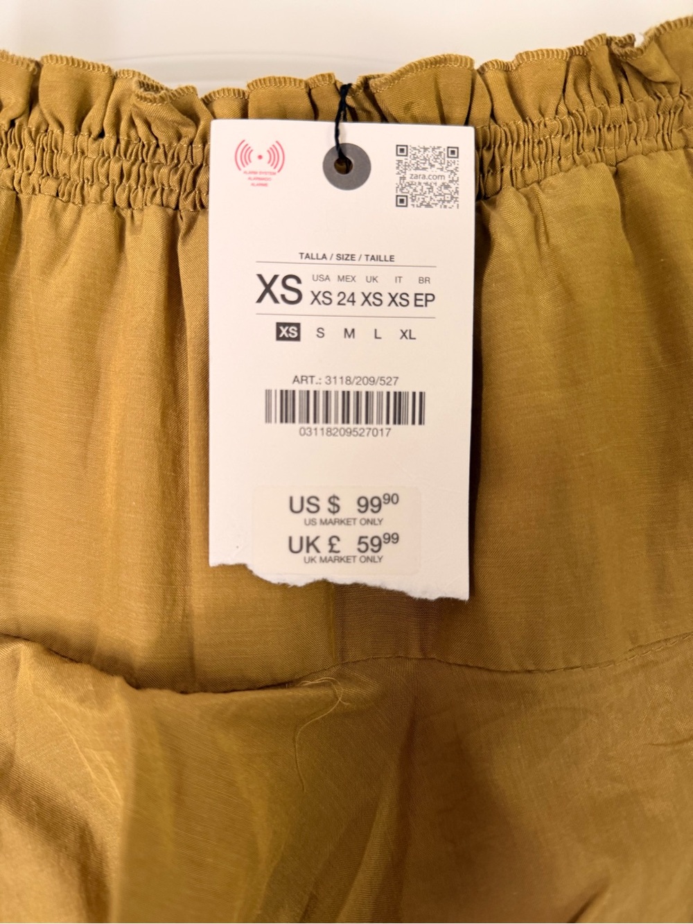 Zara Tiered Ruffle Midi Skirt, NWT, XS - Picture 2 of 3